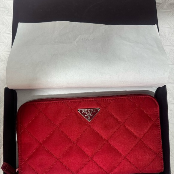 Luxurious Red Quilted Pillow by [Brand] - Picture 9 of 11